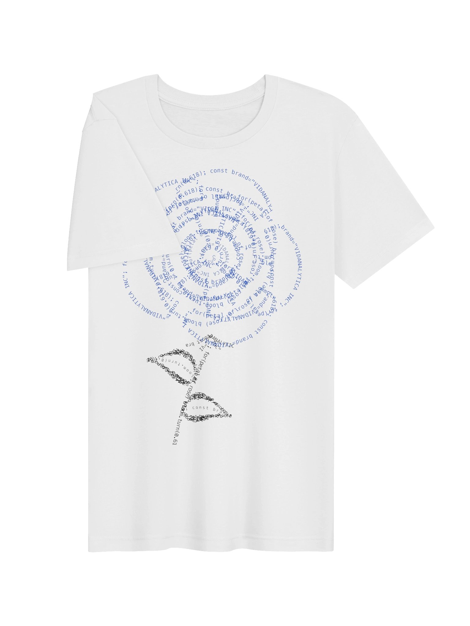 VIDANALYTICA INC Tee - Code Rose White product image (3)