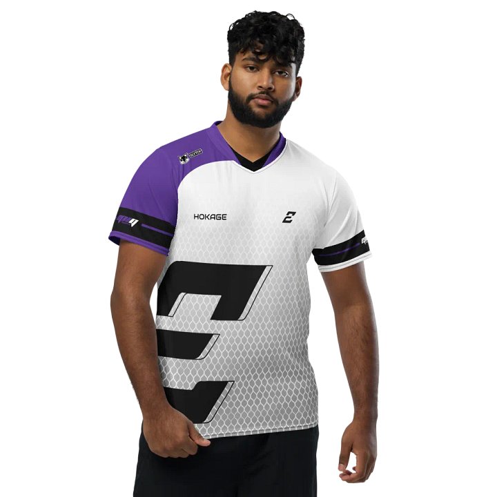 White "Hokage" Elite Pro Jersey - EpiQ Purple product image (1)