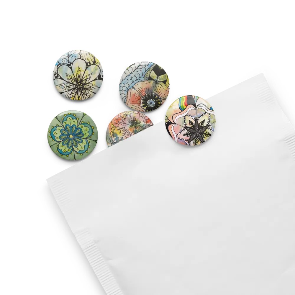 Floral Fantasy Pin Button Set product image (13)