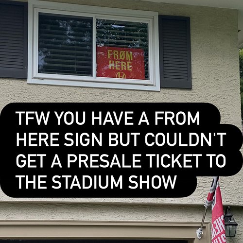 Here's to better luck in the general sale! #twentyonepilots #fromhere #tohere