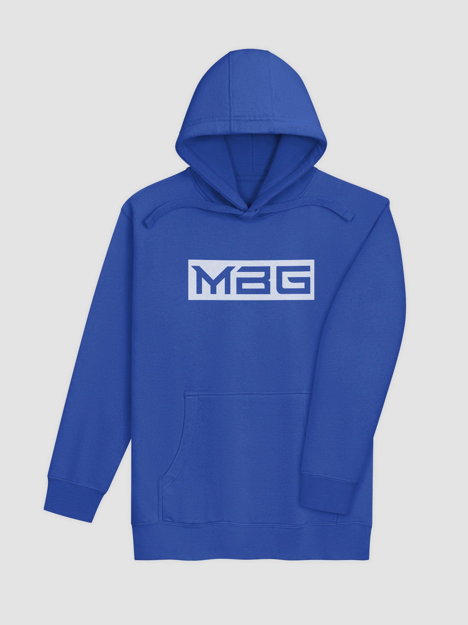 White MBG logo classic hoodie V.1 product image (4)