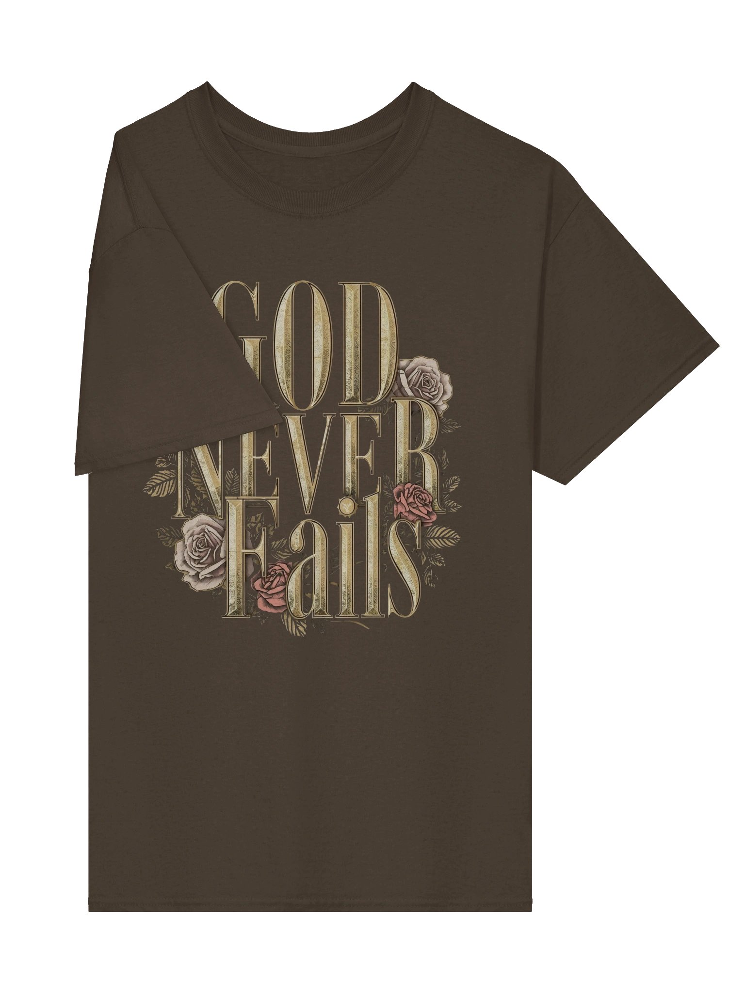 God Never Fails Faith T-Shirt product image (7)