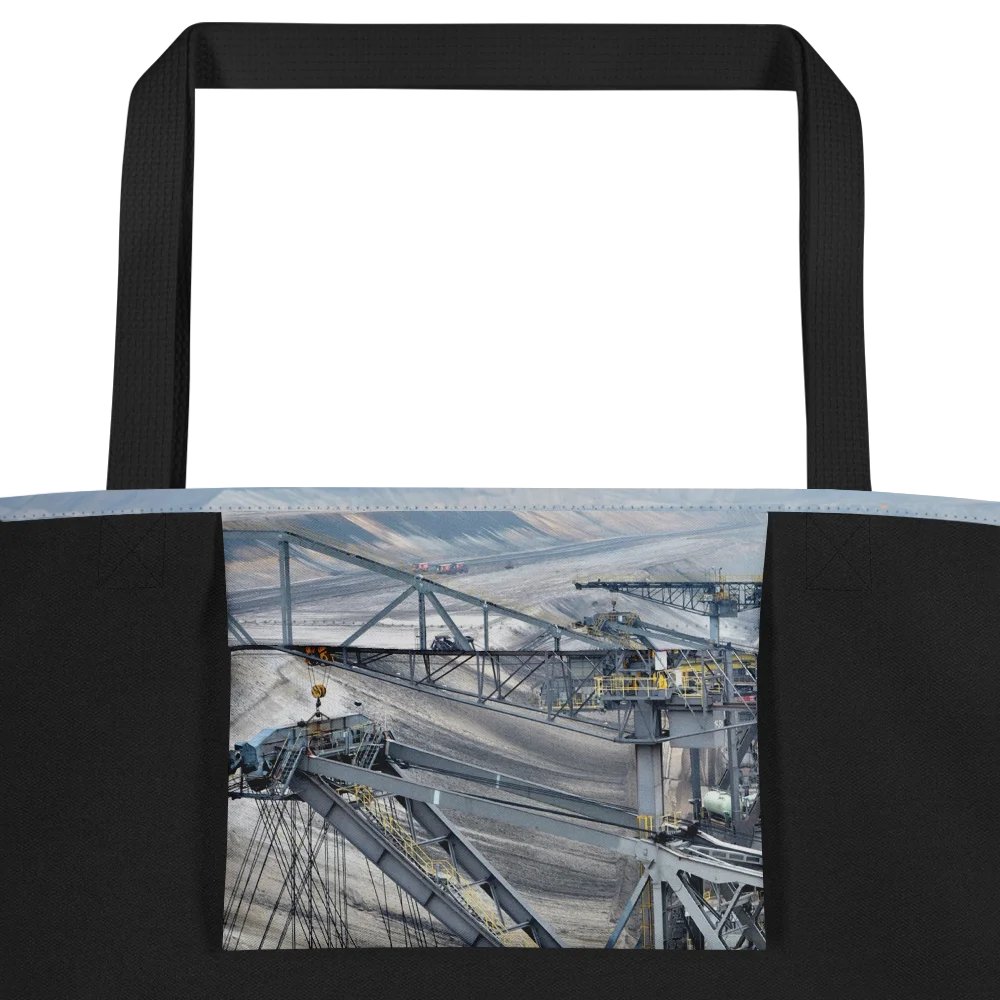 Large tote bag - Brown coal mining conveyors bridge product image (3)