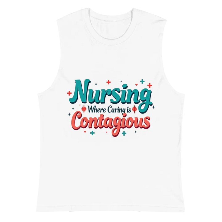 Caring is Contagious Muscle Tank product image (2)