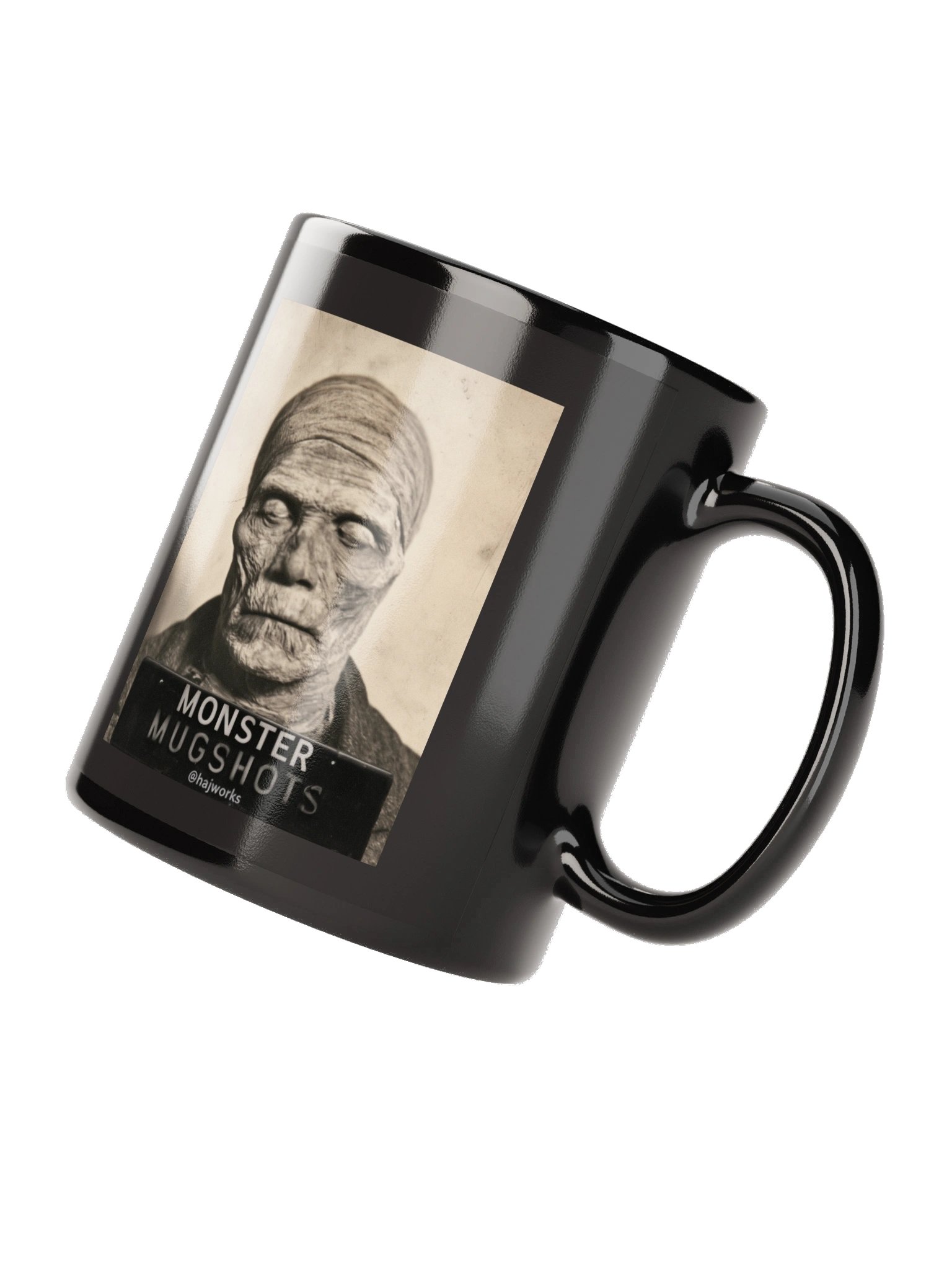 Monster Mugshots No. 004 - Black Ceramic Mug product image (4)