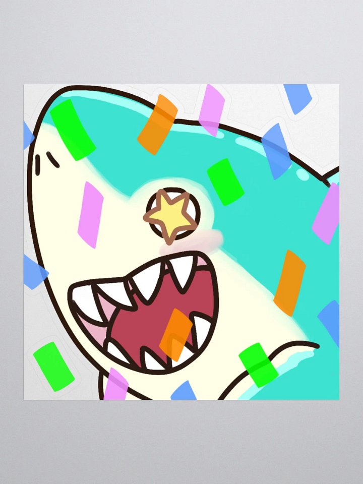 Shark Hype Sticker product image (1)