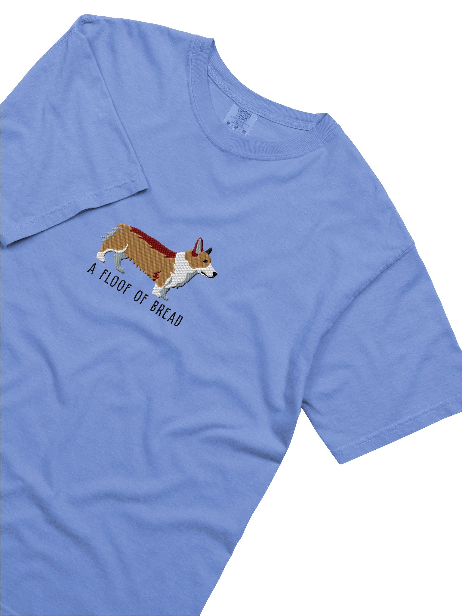 A Floof of Bread T-Shirt(Embroidered) of a Pembroke Welsh Corgi(Tan) product image (8)