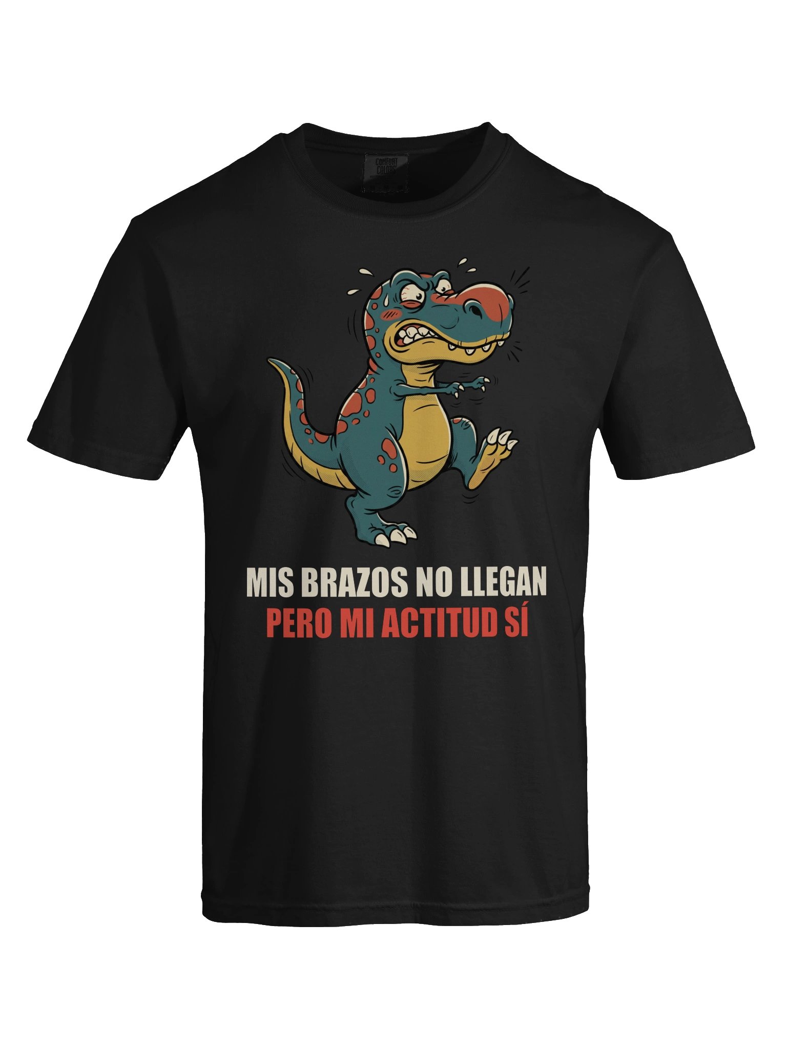 Camiseta Mis brazos no llegan, mi actitud sí – PaleoRealms product image (9)