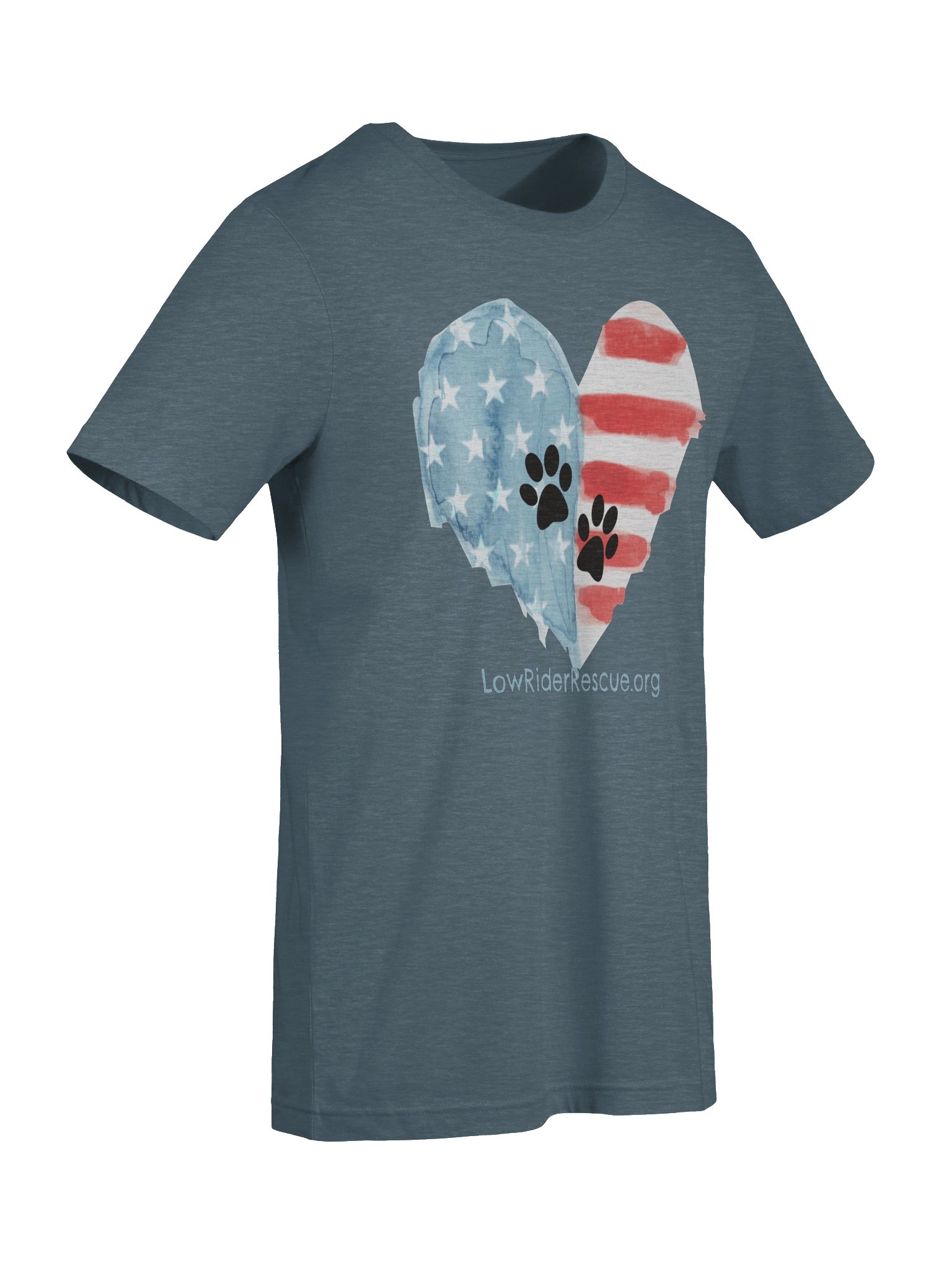 Patriotic Heart and Paws Tee product image (85)