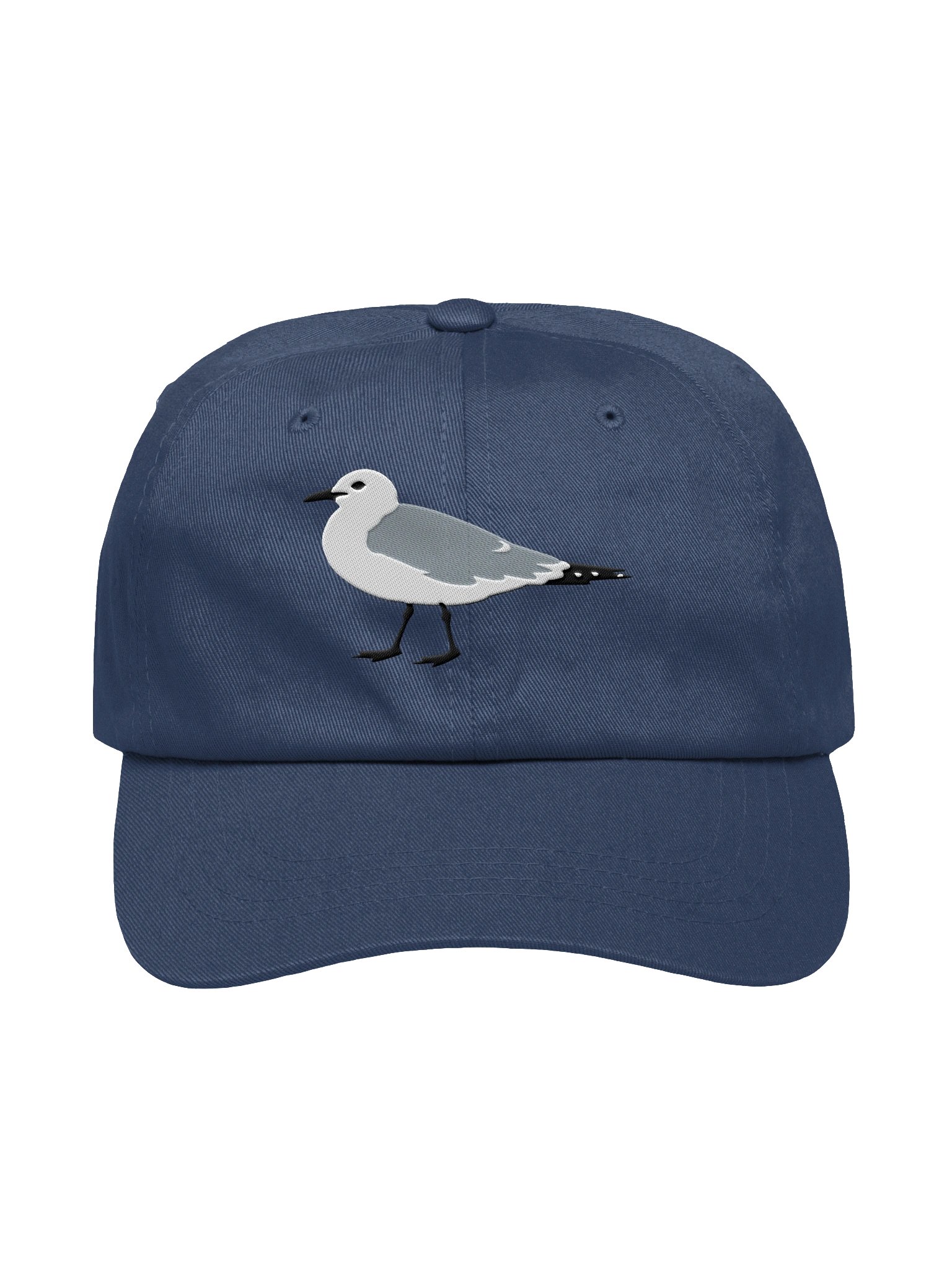 Winter Laughing Gull Embroidered Hat | Seabird Cap | Coastal Bird Lover Gift product image (6)