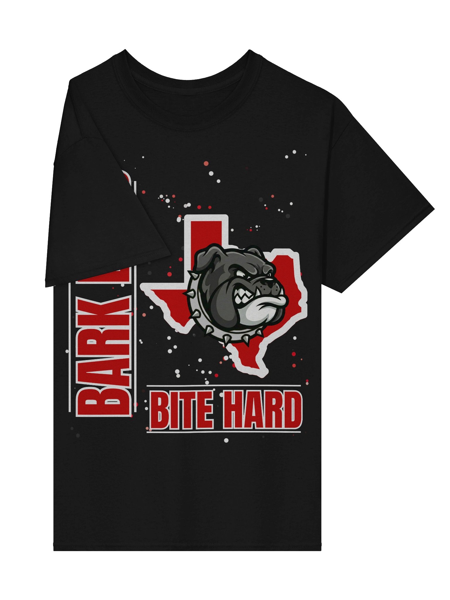 Bark Loud Spirit Tee - White on Red [READ DESCRIPTION FOR CUSTOMIZATION] product image (28)