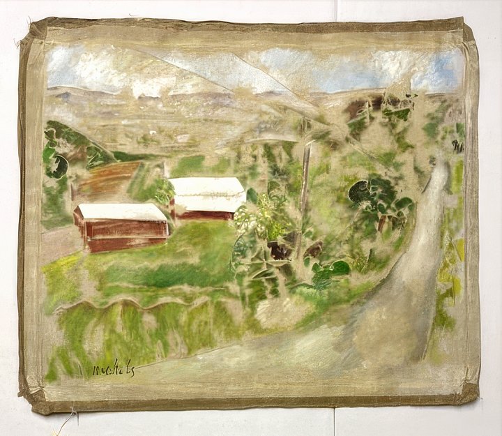 View from Mt. Pisgah (1986) (46" x 52") Rolled Canvas Original product image (1)
