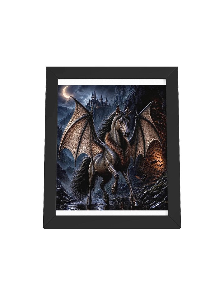 Halloween Unicorn Framed Poster I product image (97)
