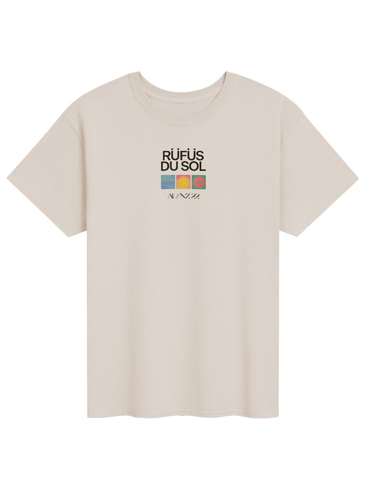 RÜFÜS DU SOL ANZ Cities Tour Ecru T-Shirt product image (1)