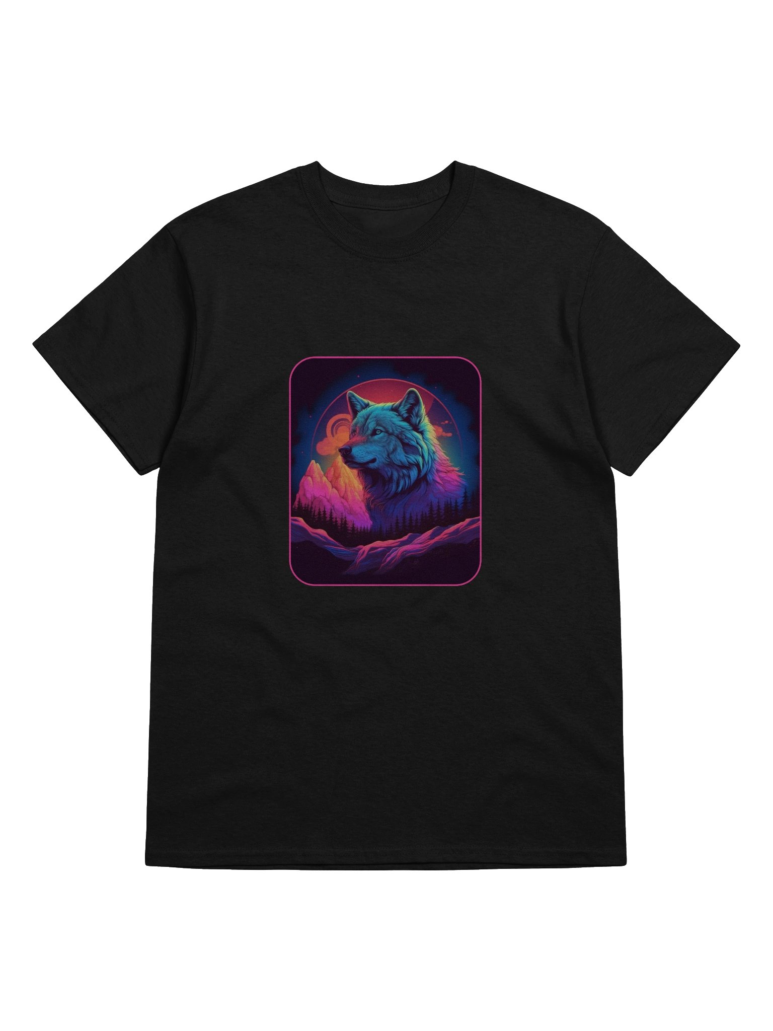 Psychedelic Wolf Dream T-Shirt product image (4)