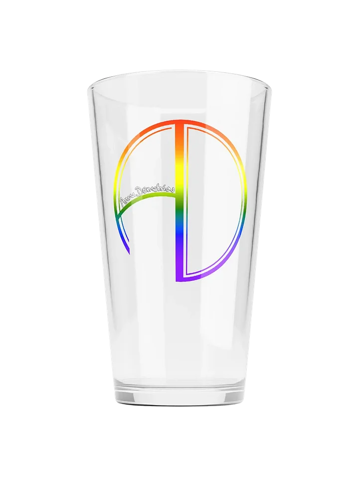 Rainbow Logo Pint Glass product image (1)