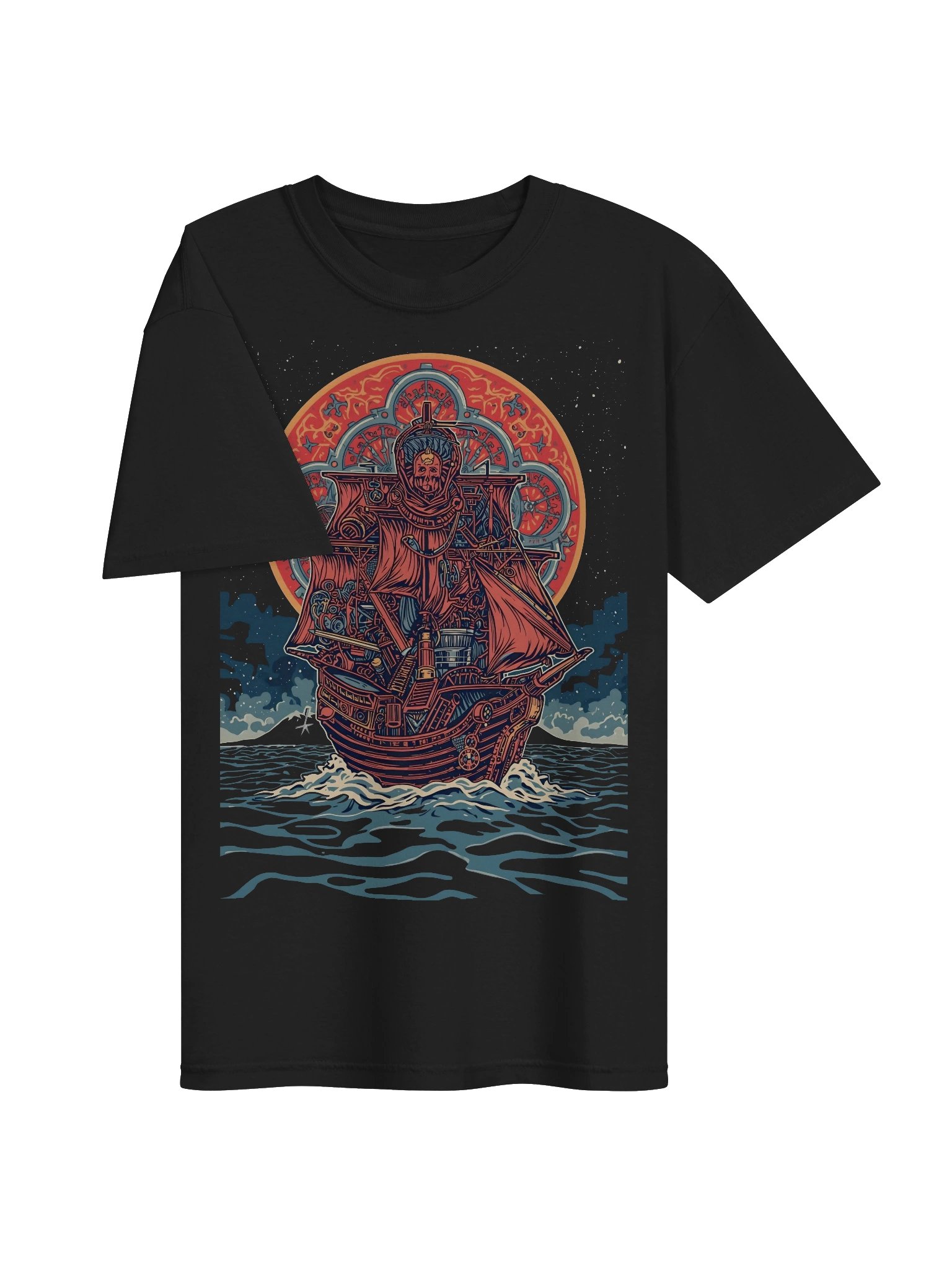 Mystical Ghost Ship Heavyweight T-Shirt product image (6)