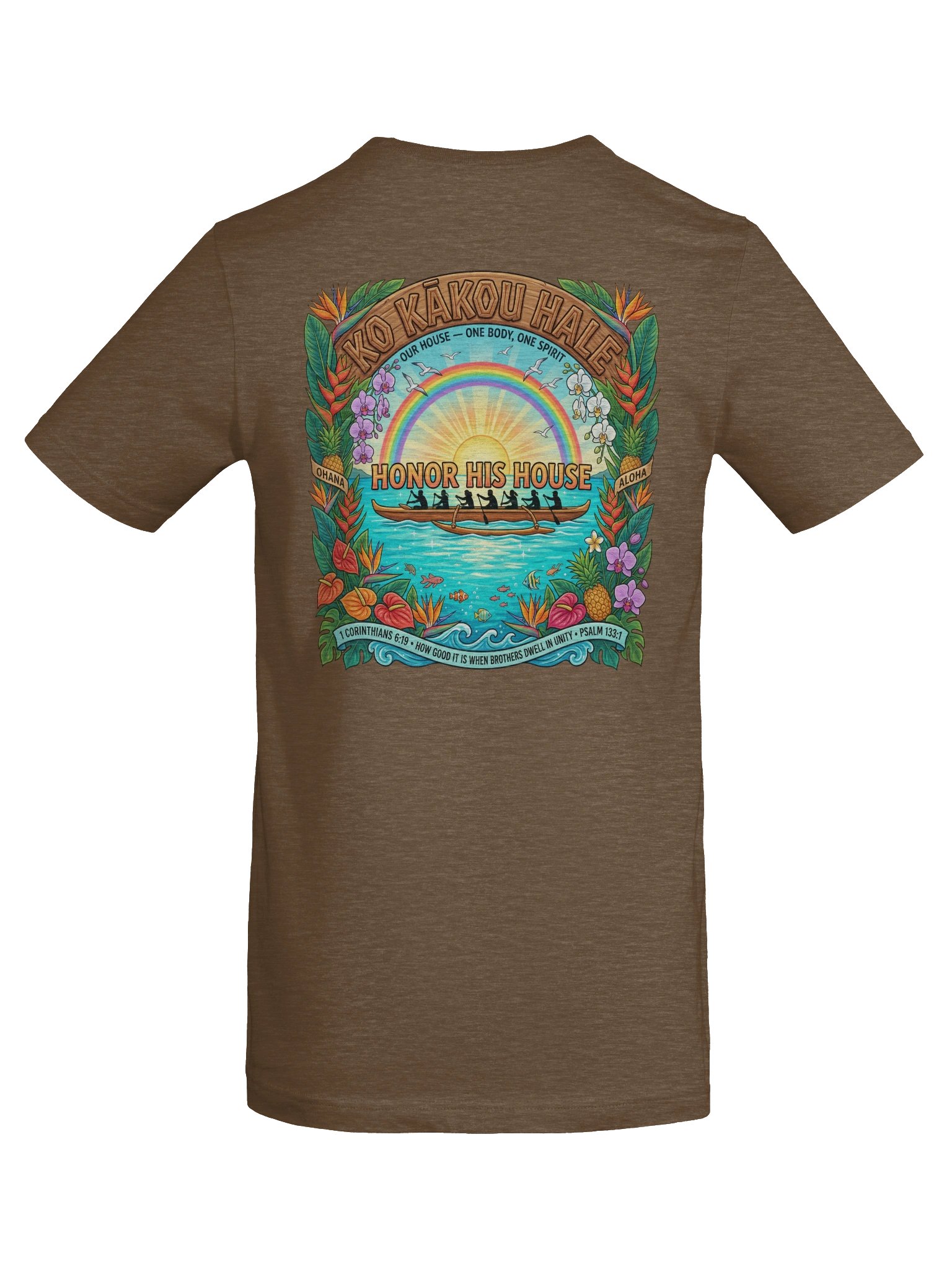 His House Unisex "Ko kākou hale" T-Shirt product image (6)