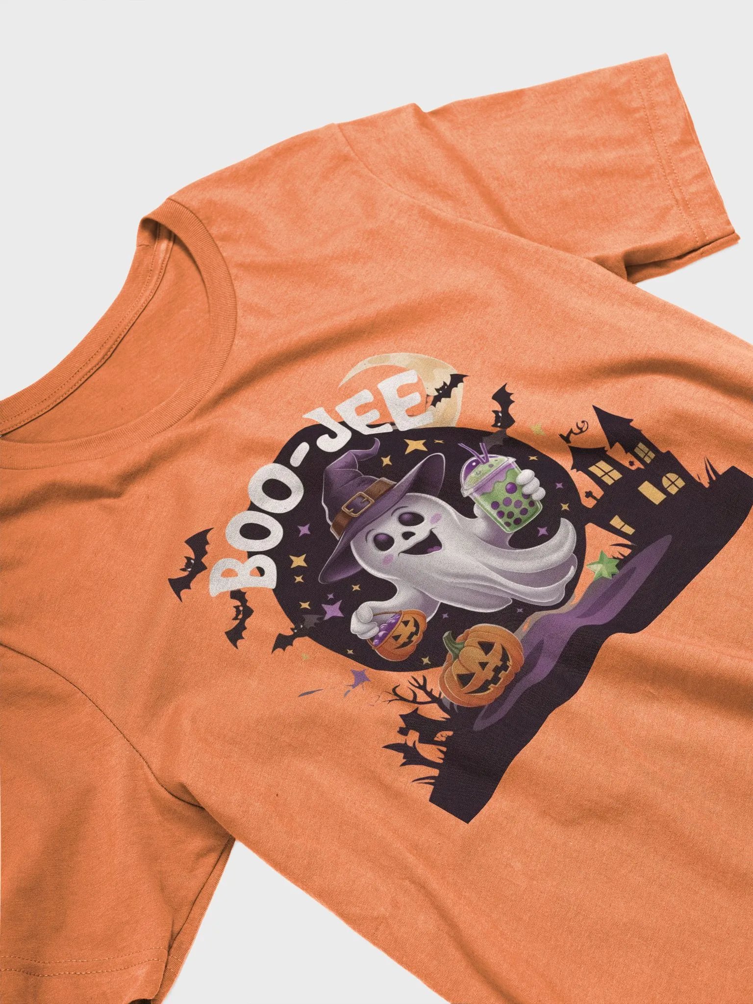 Boo-Jee Ghost Halloween T-Shirt product image (5)