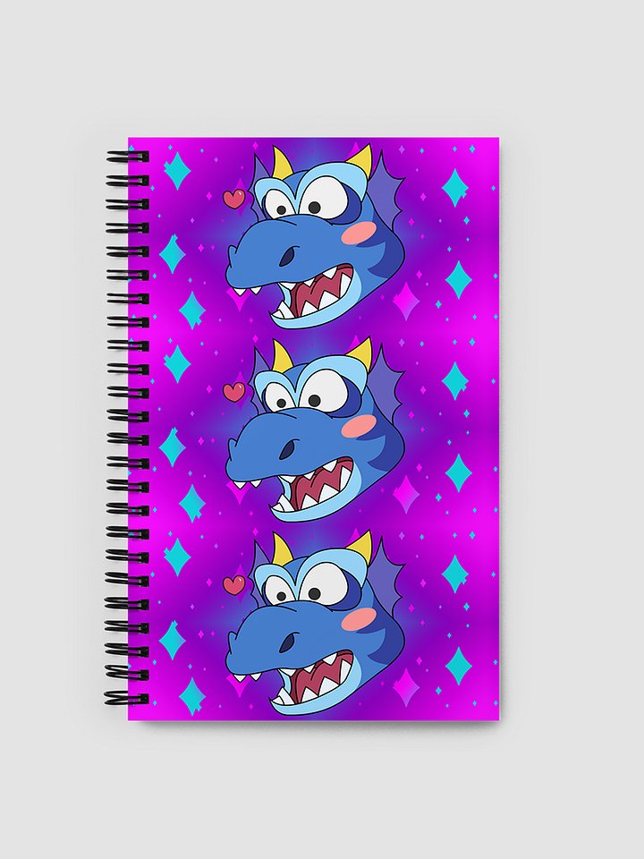 Love Blue Dragons Spiral Notebook product image (1)