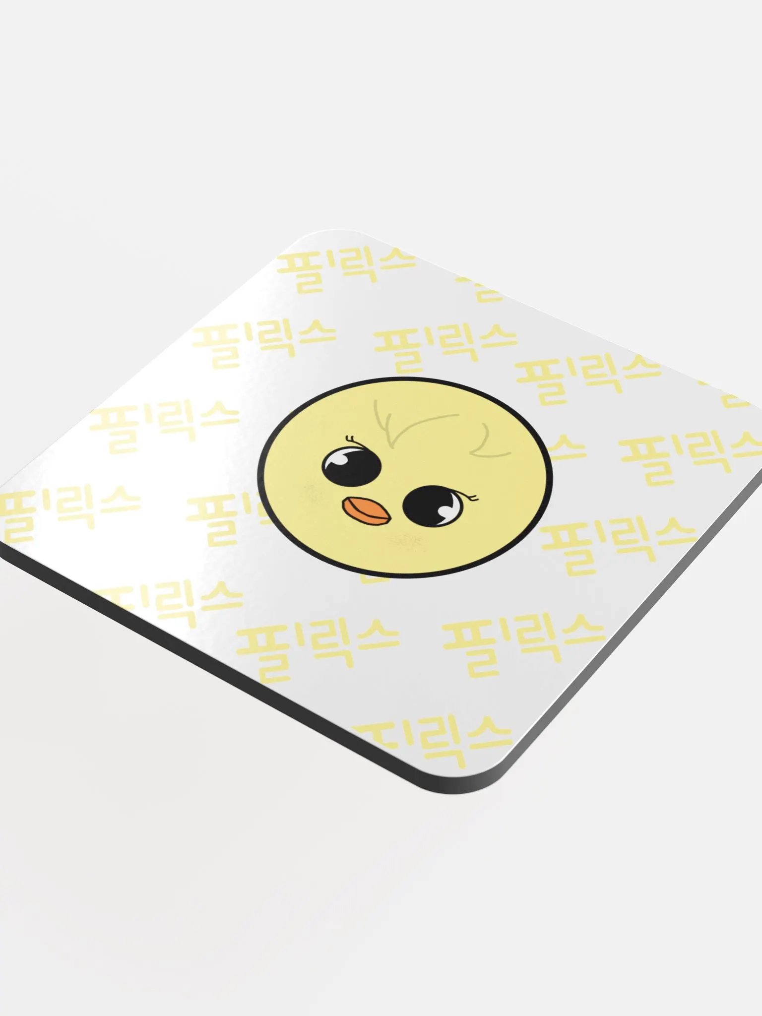 Bbokari face and hangul coaster product image (4)