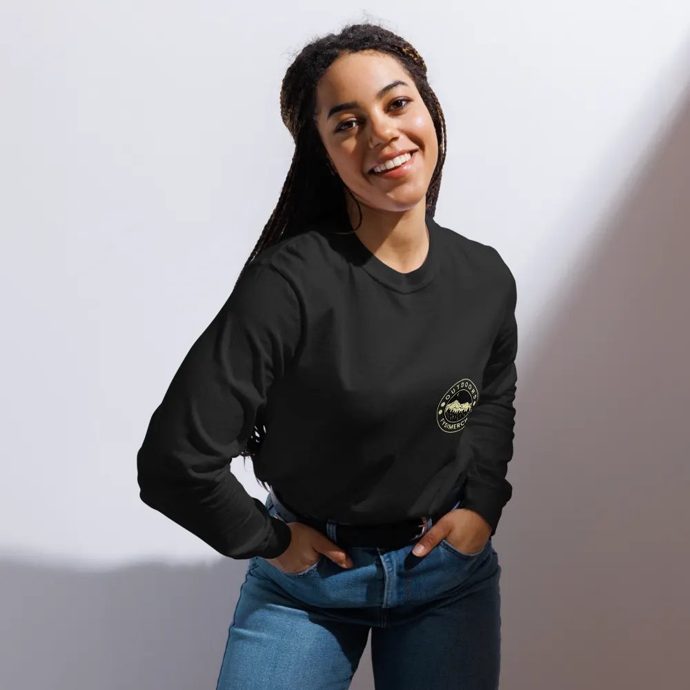 Outdoors Long Sleeve organic t-shirt product image (7)