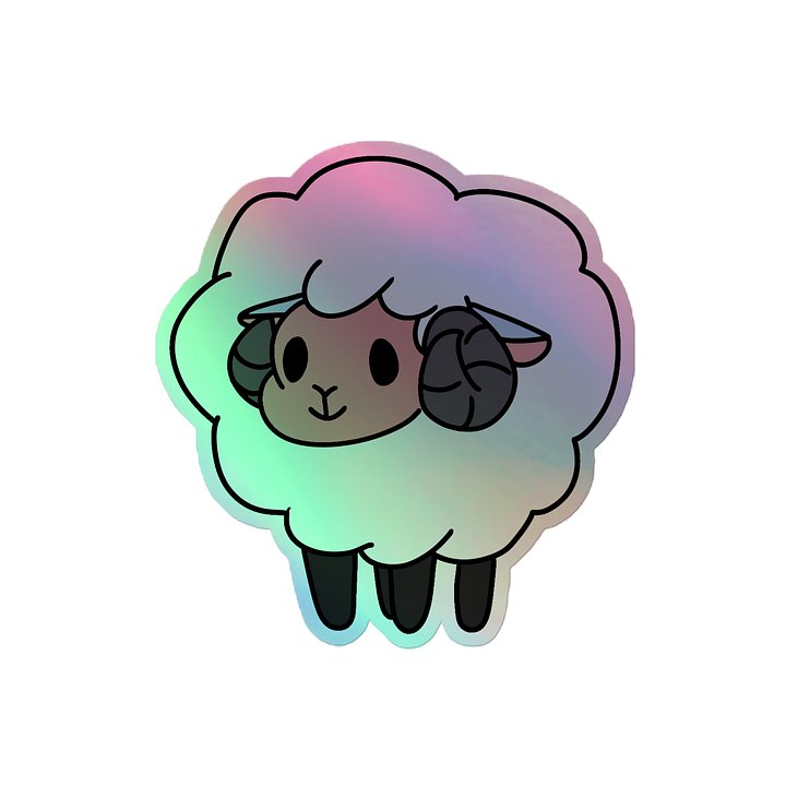 MR. SHEEP ULTRA RARE SO COOL HOLOGRAPHIC STICKER product image (2)