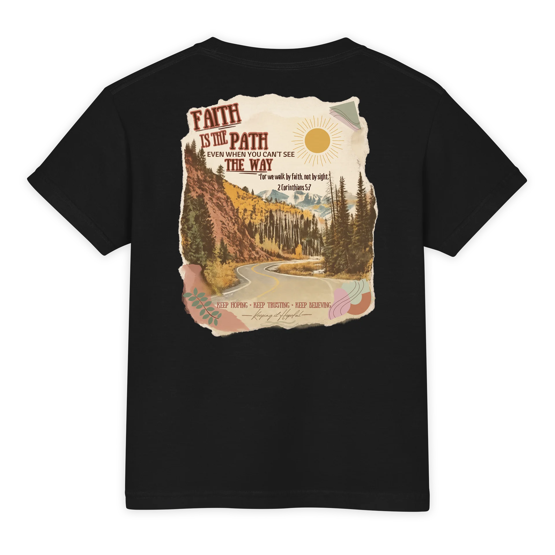 Faith Is the Path Youth Girls Tee | Keeping It Hopeful product image (1)