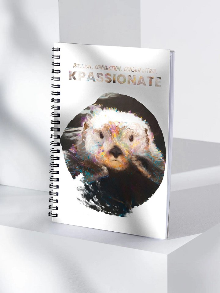 Vibrant Sea Otter Spiral Notebook product image (2)