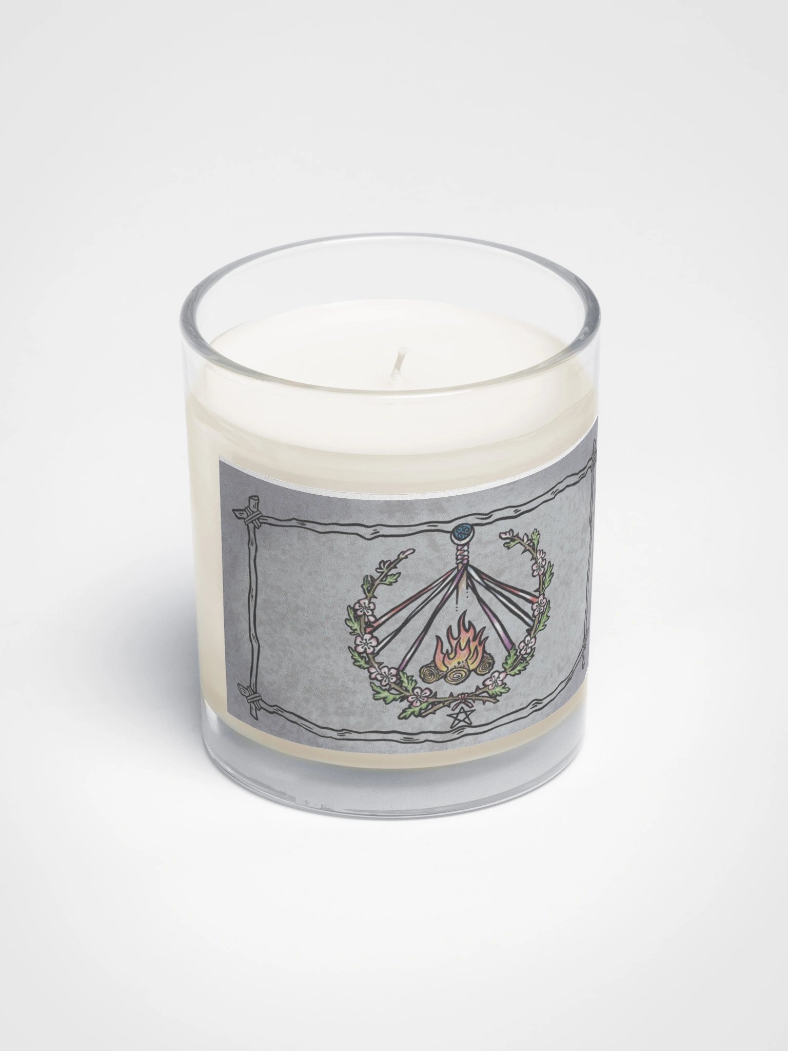 Beltane Unscented Soy Candle With Cotton Wick product image (3)