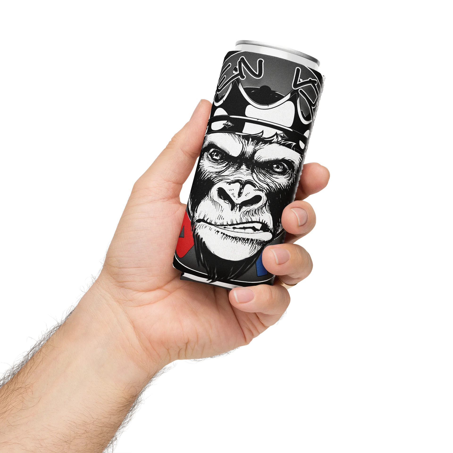Signature 2 Gorilla Koozie - Grey (slim) product image (3)