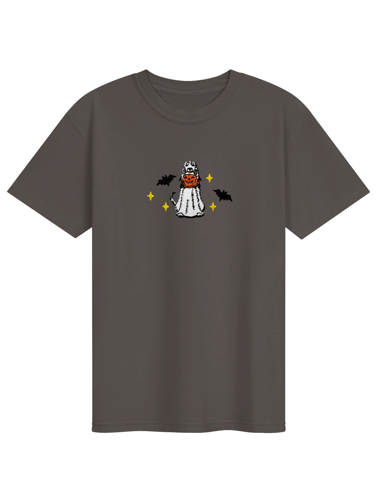 Halloween Saluki(White) Embroidered T-Shirt product image (4)