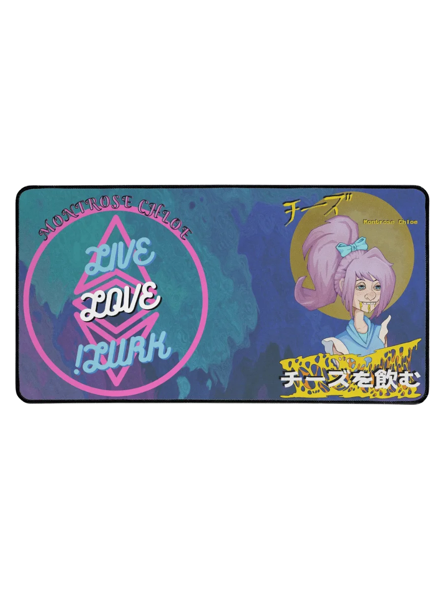 LIVE LOVE !LURK Desk Mat product image (1)