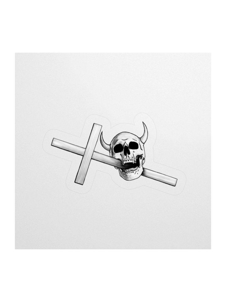 Agony of Hearts Skull Yard Sticker product image (1)