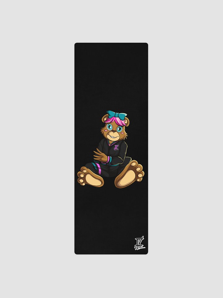 Sitting Girl Bear Yoga mat product image (1)