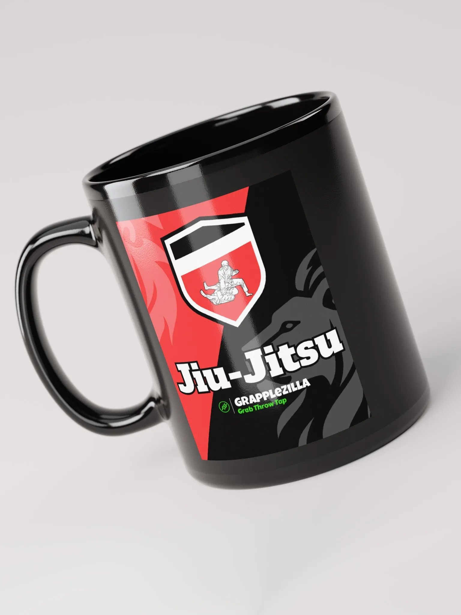 Grapplezilla OG Jiu-Jitsu Mug (Black) product image (2)
