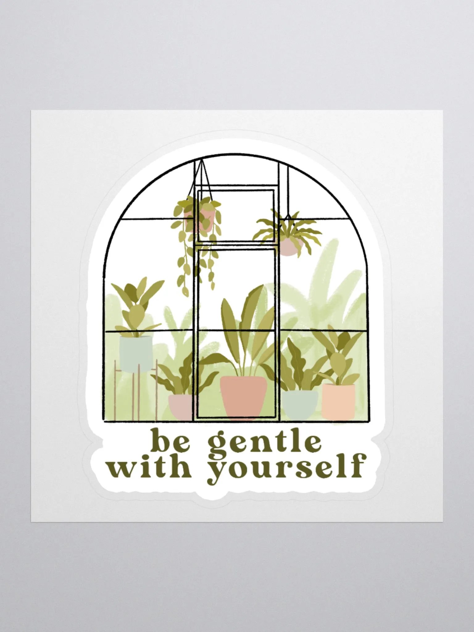 "Be Gentle With Yourself" Sticker product image (1)