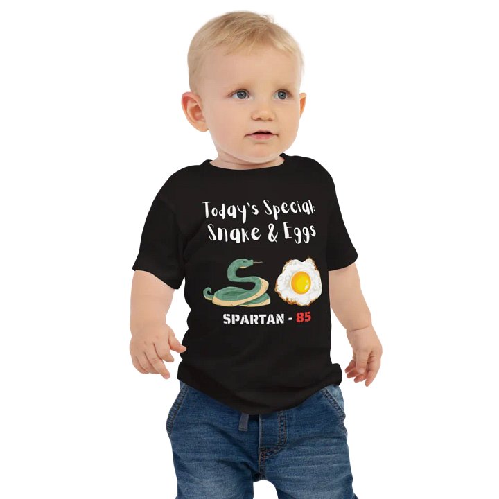 Snake & Eggs Baby T Shirt Dark product image (1)