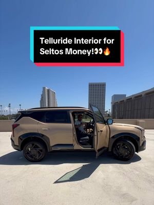 Why spend Telluride money when you can get its interior on the Seltos for less?? #kia #kiaseltos #carreview #cars #carconfections 