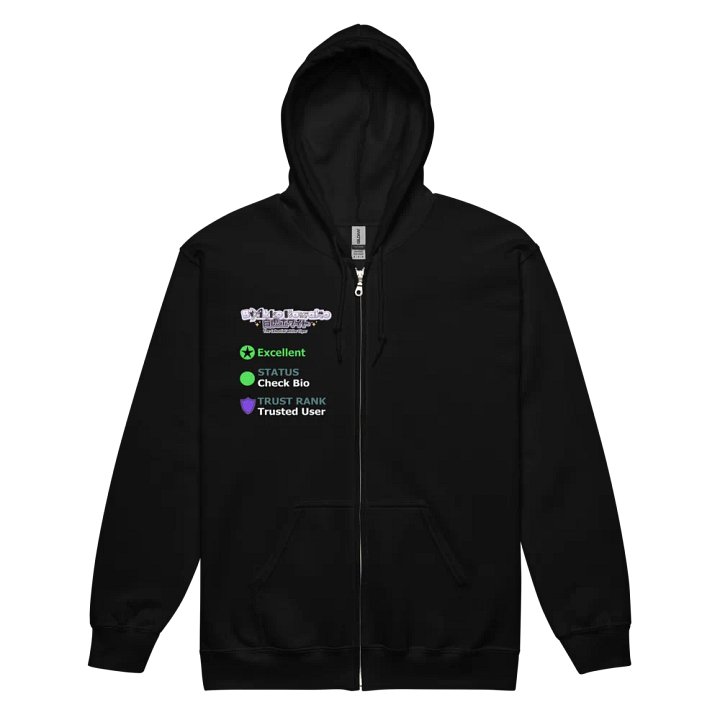 Heavy Blend Zip Hoodie (Unisex) - Byakko VR Stats Excellent Edition product image (8)