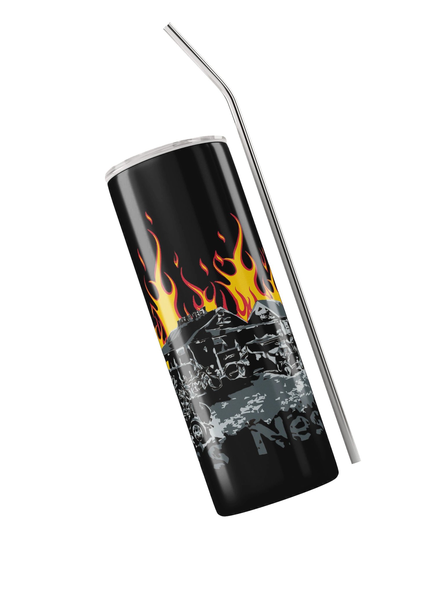 Flaming Roadhouse Stainless Steel Tumbler product image (3)