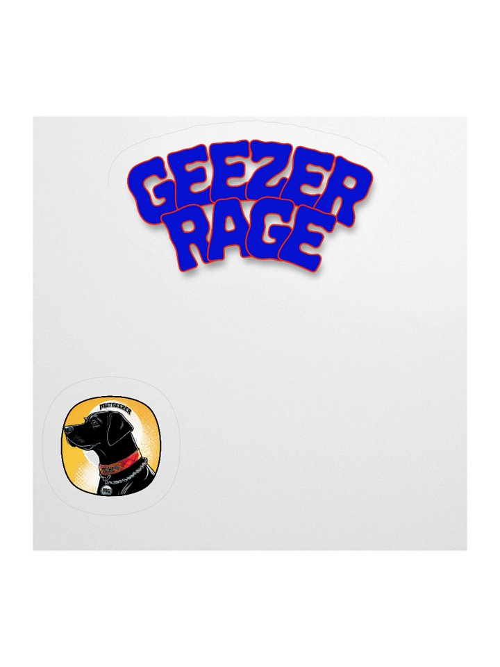 Geezer Rage cut stickers product image (3)
