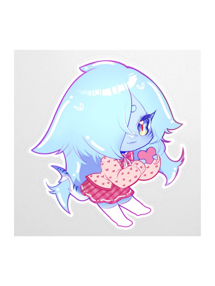 Shark Love Sticker product image (1)