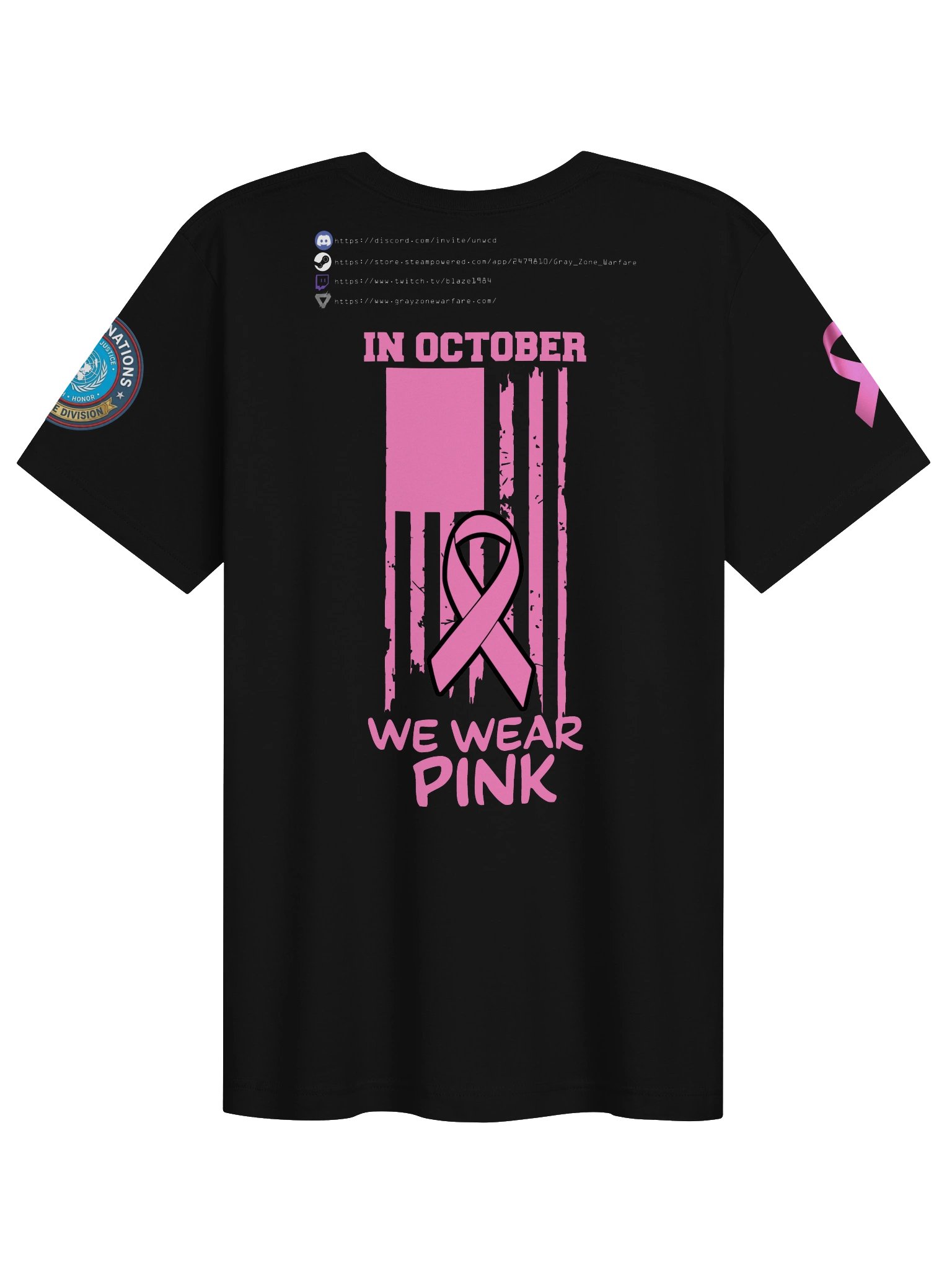 United Nations War Crime Division - Breast Cancer Awareness (Type 11) product image (2)