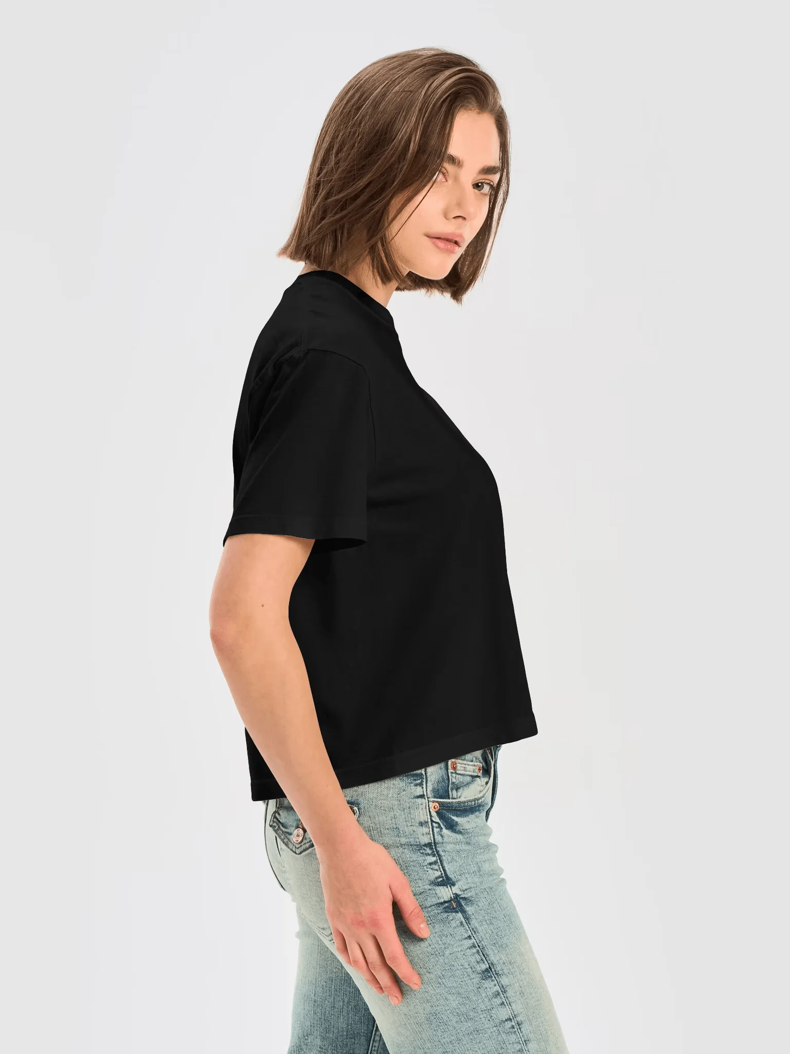Cropped Tee - Sky product image (6)