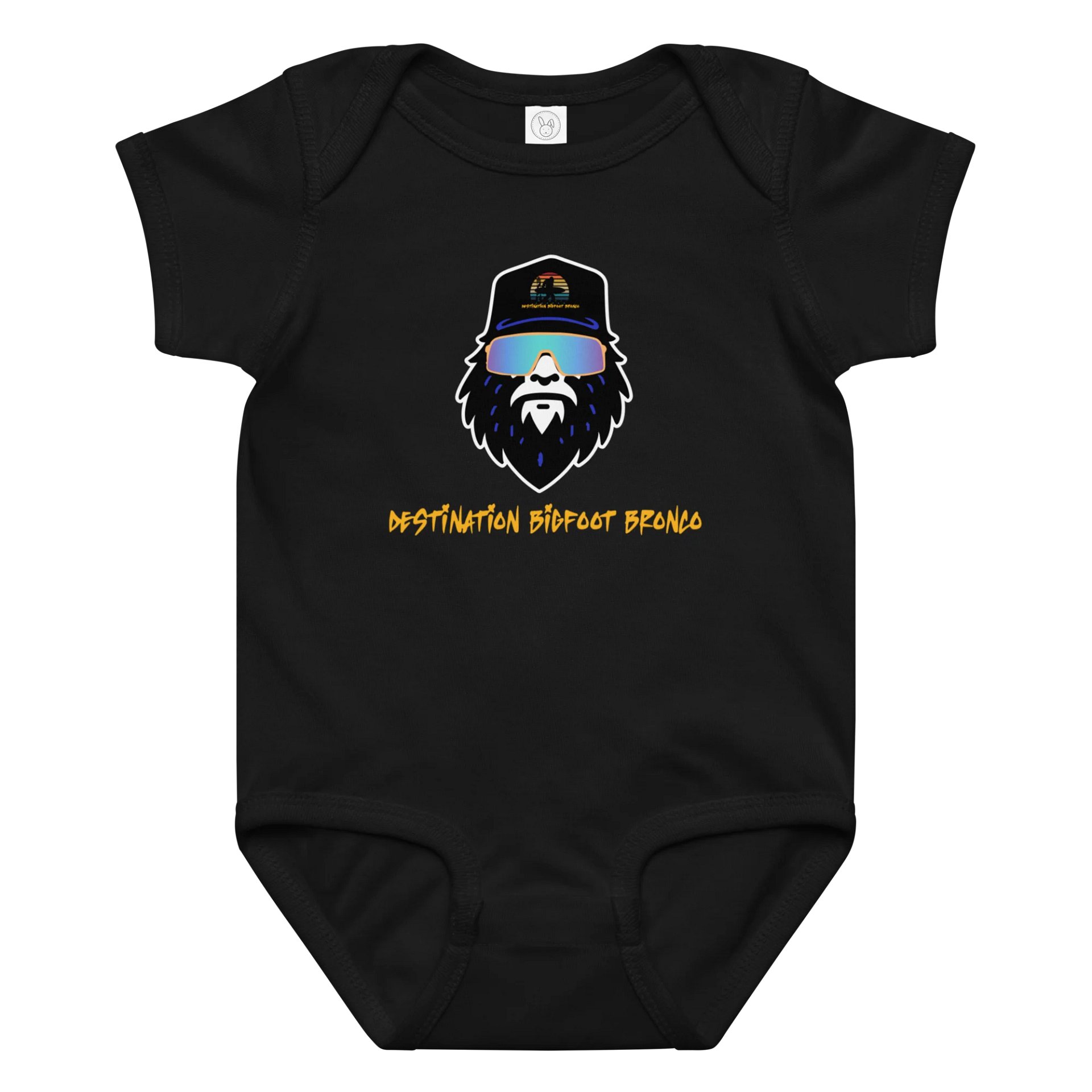 Destination Bigfoot Bronco Bigfoot Logo Rabbit Skins Baby Jersey Bodysuit (Multiple Colors Available) product image (3)