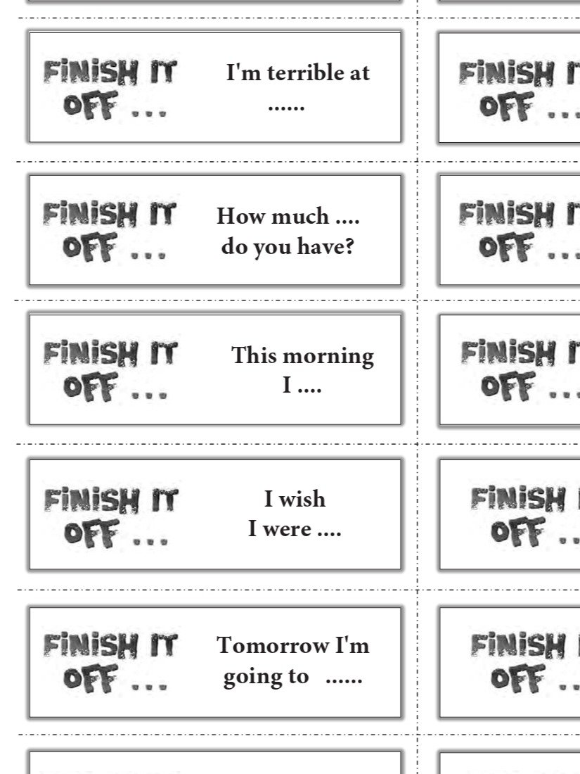 Get Speaking. Language Prompt Flashcards. product image (6)