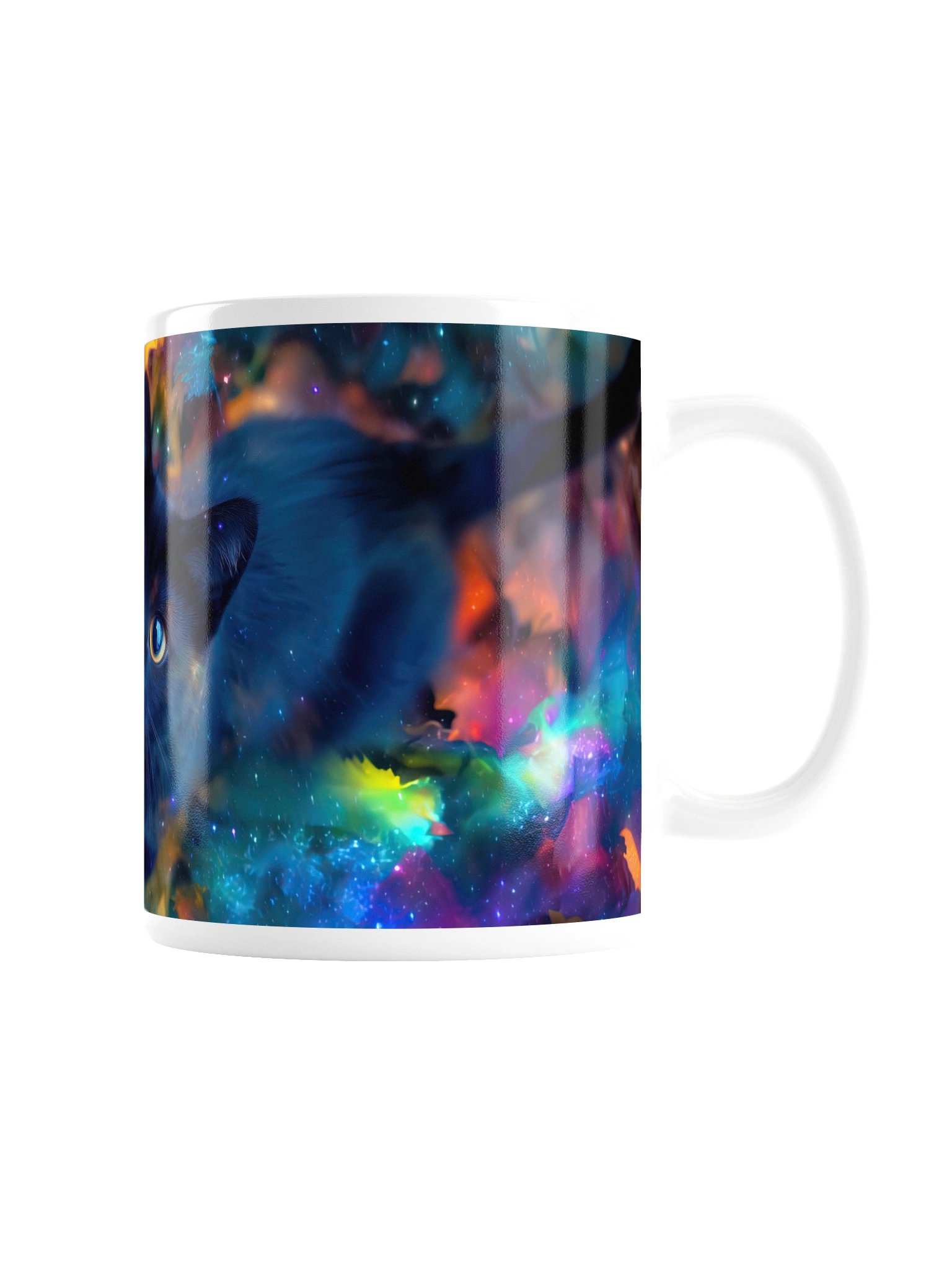 Dreamy Black Cat Mug product image (4)