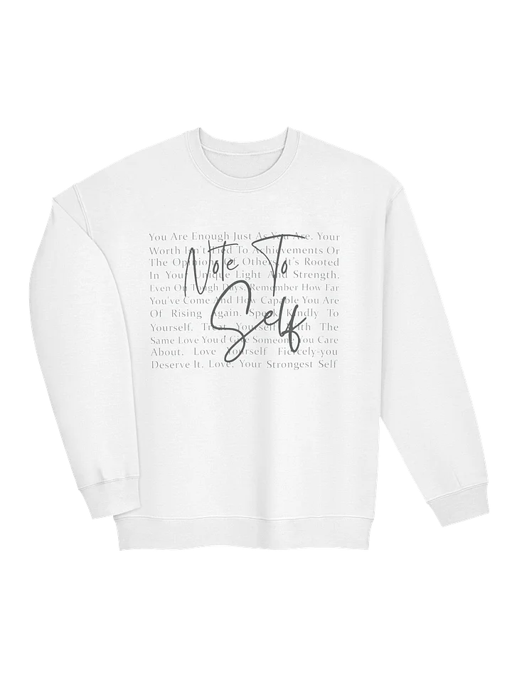 Note To Self- You Are Enough Self-Love Sweatshirt product image (34)
