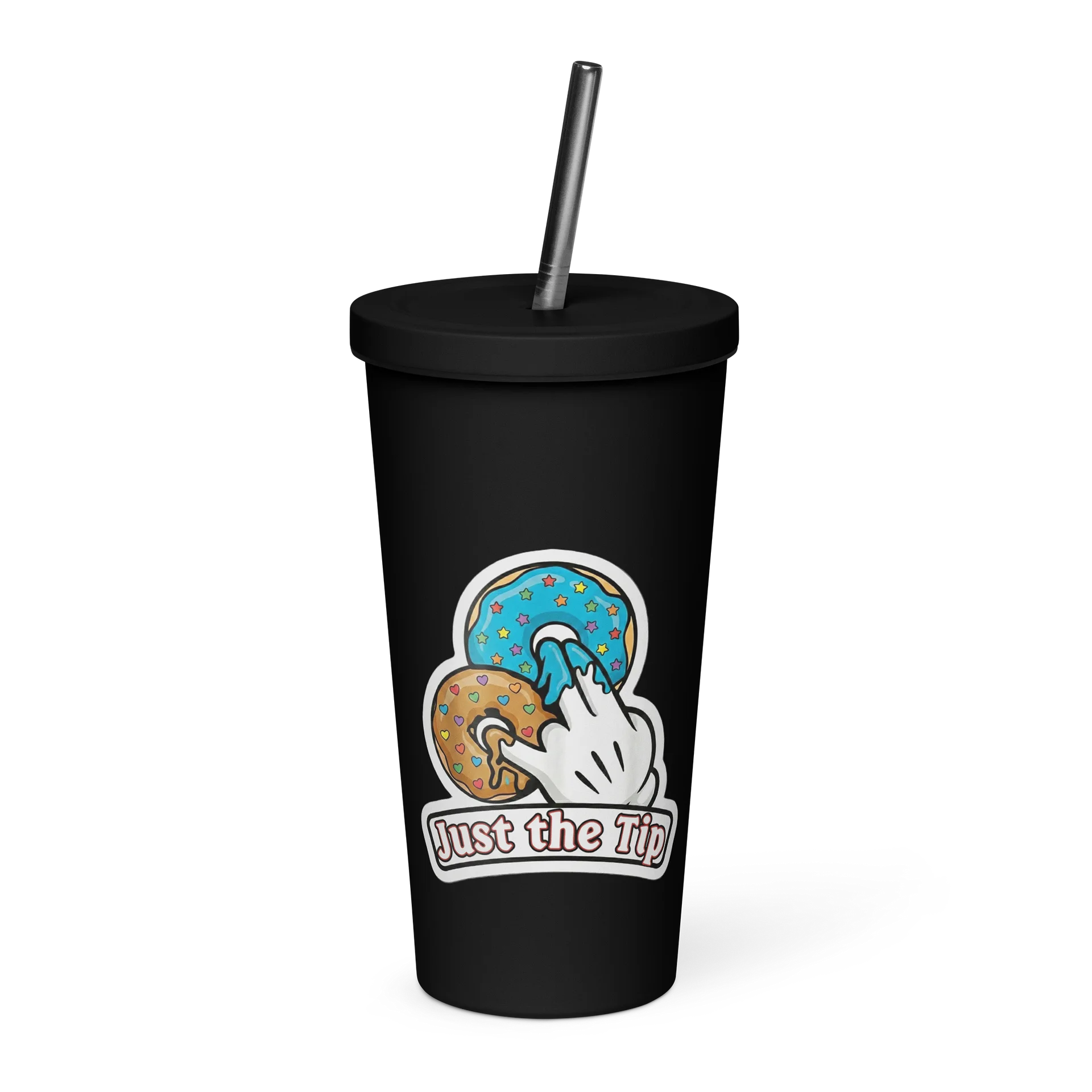 Just The Tip - Stainless Steel Tumbler with Straw product image (4)